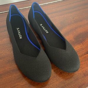 Rothy’s, The Flat, Black, Women’s Size 10